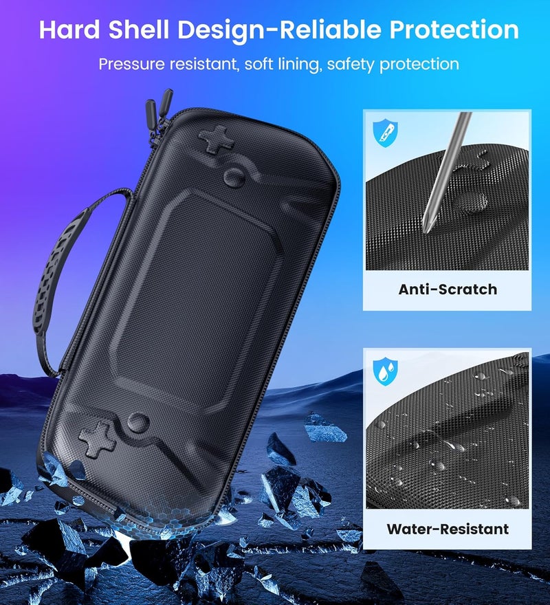 Svetaecho Carrying Hard Case Compatible with PlayStation Portal Remote Player, Portable Travel and Storage Protection PS Portal Accessories Organizer - Image 3